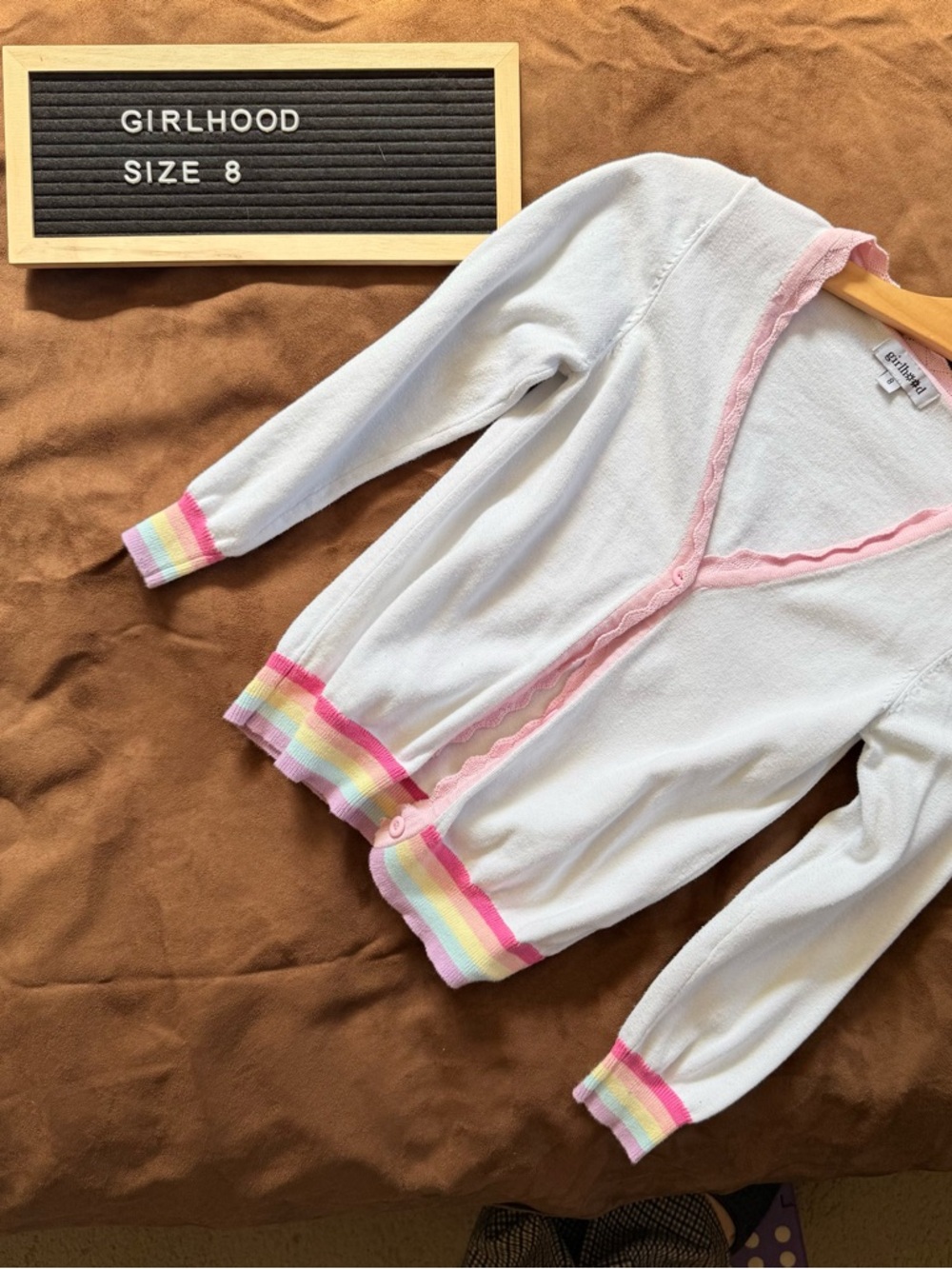 Girlhood Pastel Rainbow Sweater
